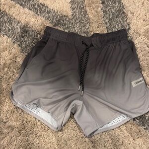 Mens Grey Legends athletic shorts small